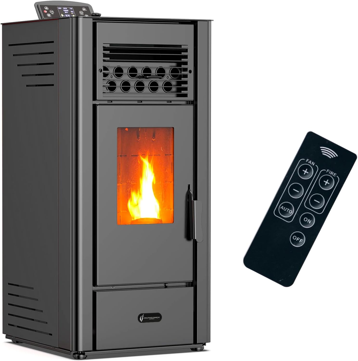 Sannover Anita 10 kW — Poêle à granulés noir